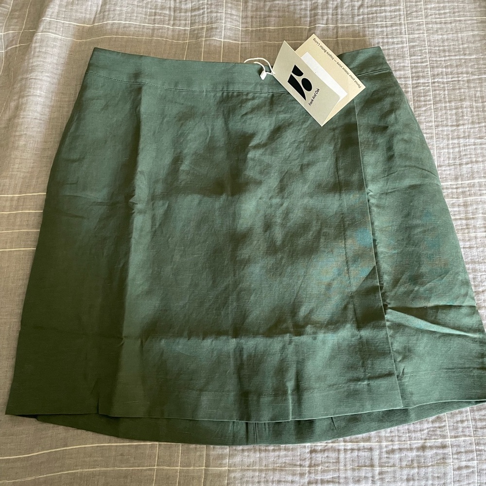 Frank & Oak Wrap Mini Skirt